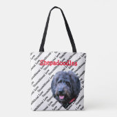 Shepadoodles Unconditional Love Happy-go-luck Tote Bag (Achterkant)