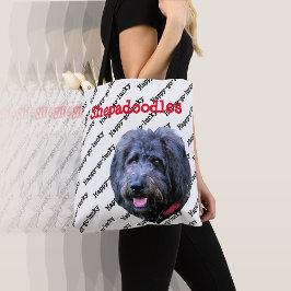 Shepadoodles Unconditional Love Happy-go-luck Tote Bag
