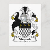 Shepard Family Crest Briefkaart (Voorkant)
