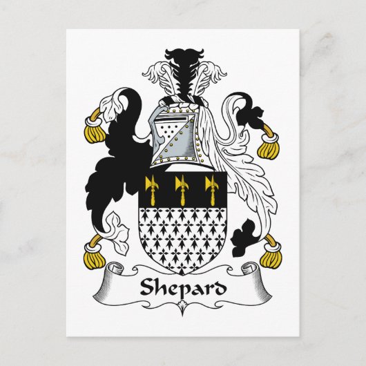 Shepard Family Crest Briefkaart (Voorkant)