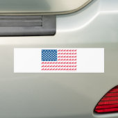 Shepard-Flag Patriotic Bumpersticker (Op auto)