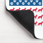 Shepard-Flag Patriotic Muismat (Hoek)