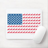 Shepard-Flag Patriotic Muismat (Met muis)