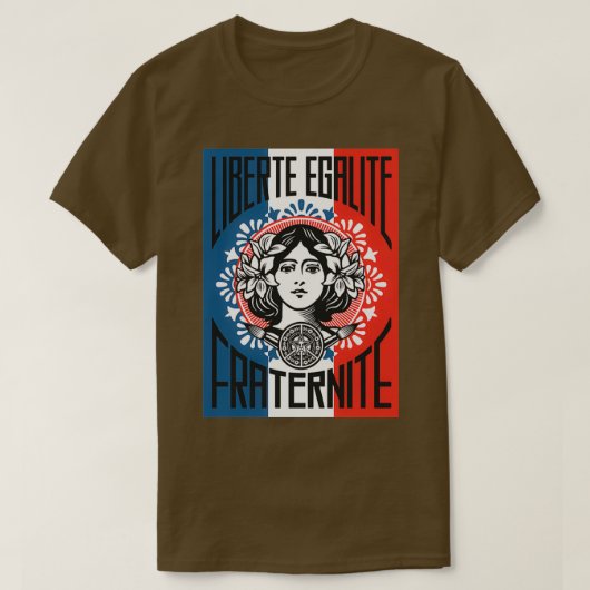 Shepard Liberte Egalite Fraternite T-shirt (Design voorkant)