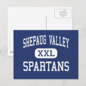 Shepaug Valley - Spartans - Middle - Washington Briefkaart (Voorkant / Achterkant)