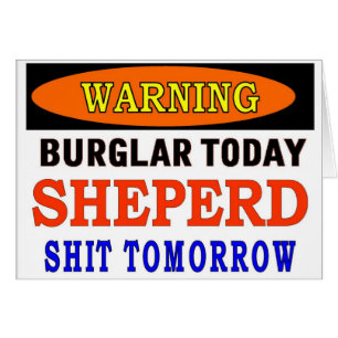 SHEPERD WAARSCHUWING