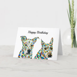 Shephard Shar Pei & Pitbull Lab Kaart