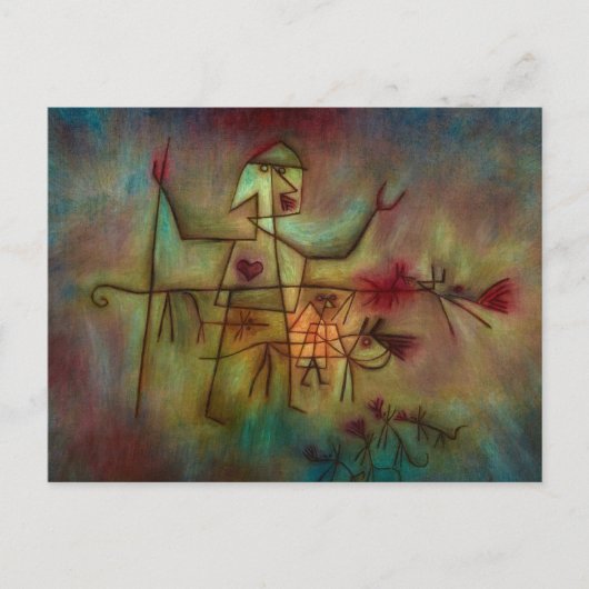 Shepherd, 1929, ingediend door Paul Klee Briefkaart (Voorkant)