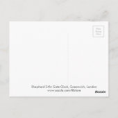 Shepherd 24-uurs Poortklok, Greenwich Briefkaart (Achterkant)