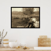 Shepherd and Flock South Dakota 1891 Poster (Keuken)
