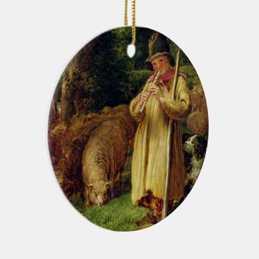 Shepherd Boy, 1831 (olie op het paneel) Keramisch Ornament (Rechts)