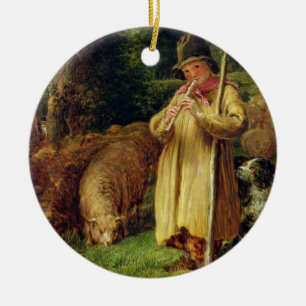 Shepherd Boy, 1831 (olie op het paneel) Keramisch Ornament