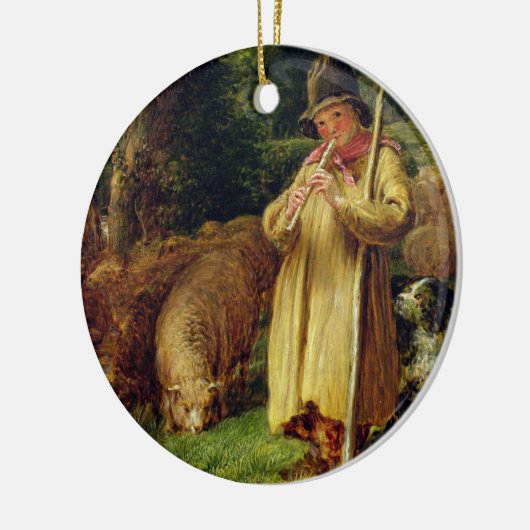 Shepherd Boy, 1831 (olie op het paneel) Keramisch Ornament (Links)