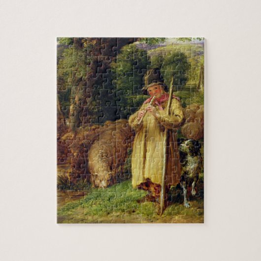 Shepherd Boy, 1831 (olie op het paneel) Legpuzzel (Verticaal)