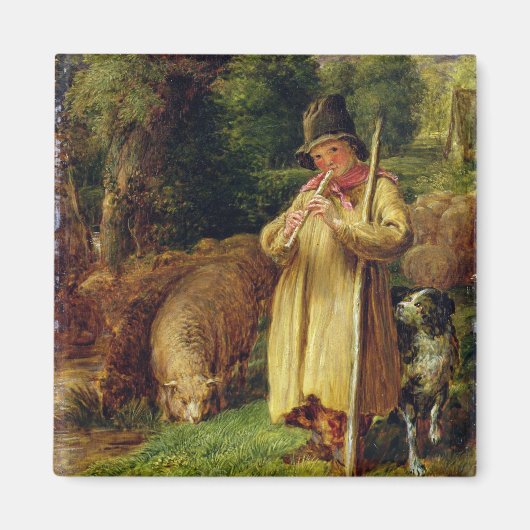 Shepherd Boy, 1831 (olie op het paneel) Magneet (Voorkant)