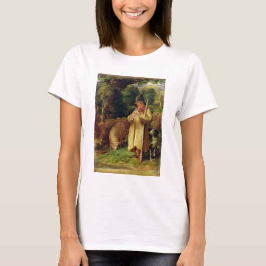 Shepherd Boy, 1831 (olie op het paneel) T-shirt (Voorkant)