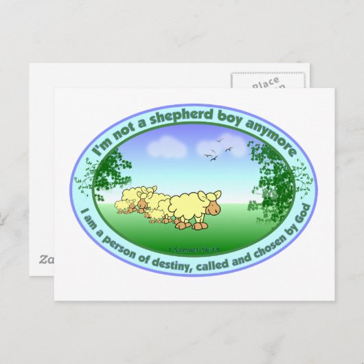 Shepherd Boy Briefkaart (Voorkant / Achterkant)