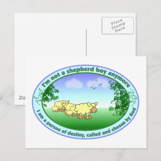 Shepherd Boy Briefkaart (Voorkant / Achterkant)