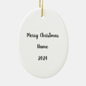 Shepherd Boy Lamb & Star Waterverf Art Keramisch Ornament (Achterkant)