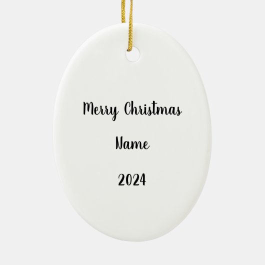 Shepherd Boy Lamb & Star Waterverf Art Keramisch Ornament (Achterkant)