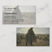 Shepherd brengt zijn kudde tegen Jean-Francois Mil Visitekaartje (Voorkant / Achterkant)