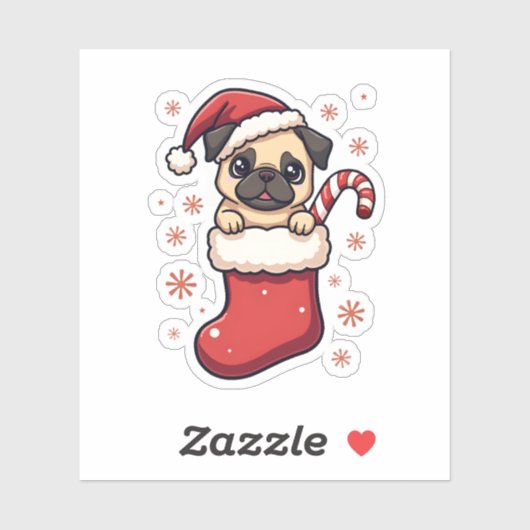 Shepherd Caroling Night Sticker (Vel)