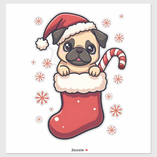 Shepherd Caroling Night Sticker (Vel)