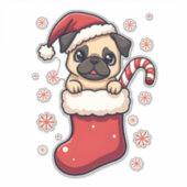 Shepherd Caroling Night Sticker (Voorkant)