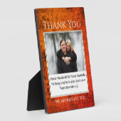 Shepherd DANK JE PASTOR Photo Plaque Fotoplaat (Zijkant)