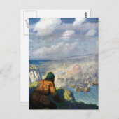 Shepherd die Armadas Battle volgt Briefkaart (Voorkant / Achterkant)