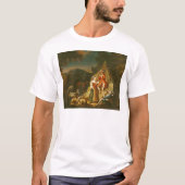 Shepherd die een Flute speelt T-shirt (Voorkant)