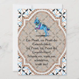 Shepherd Dog Invitation Kaart