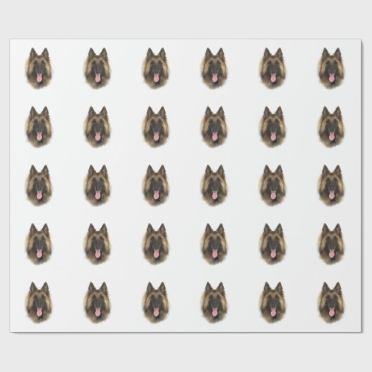 Shepherd Dog Pet Cadeaupapier (Vlak)