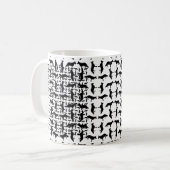 Shepherd dog silhouette koffiemok (Voorkant links)