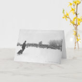 Shepherd en hond in het schapenkamp kaart (Gele Bloem)