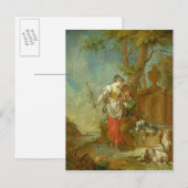 Shepherd en Shepherdess Briefkaart (Voorkant / Achterkant)