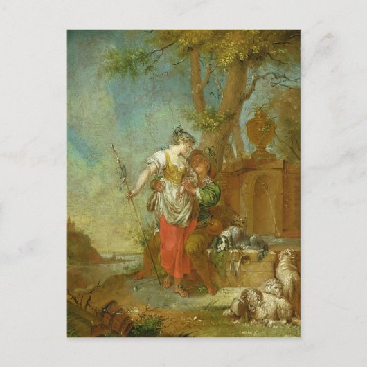 Shepherd en Shepherdess Briefkaart (Voorkant)