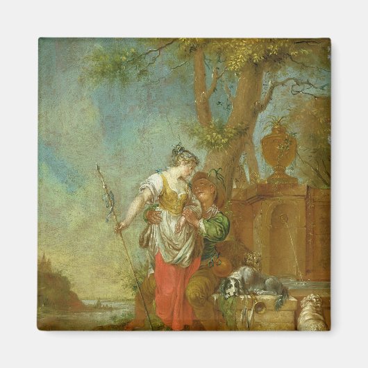 Shepherd en Shepherdess Magneet (Voorkant)