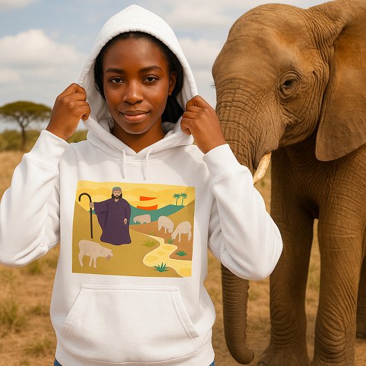 Shepherd en zijn kudde hoodie