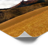 Shepherd en zijn kudde in de Peruaanse Andes Poster (Hoek)