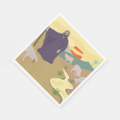 Shepherd en zijn kuddes Napkins Servet (Hoek)