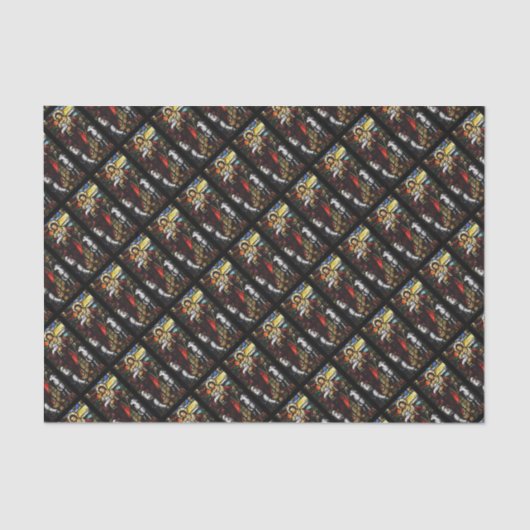 Shepherd en Zijn Sheep Tissuepapier (Voorkant)