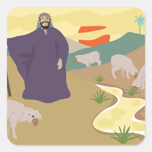 Shepherd en zijn vechtpartij sticker (Voorkant)