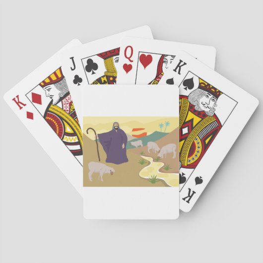 Shepherd en zijn veestapels pokerkaarten (Achterkant)