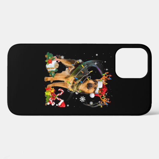Shepherd Kersthond Case-Mate iPhone Case (Achterkant (horizontaal))