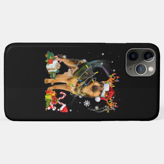 Shepherd Kersthond Case-Mate iPhone Case (Achterkant (horizontaal))