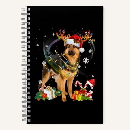Shepherd Kersthond Notitieboek (Voorkant)