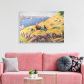 Shepherd Kijken naar het Zee (door Maximilien Luce Canvas Afdruk (Insitu (Woonkamer))