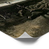 Shepherd, kudde van Sheep Van Gogh Fine Art Poster (Hoek)