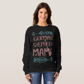 Shepherd Lover Owner Funny Dog Ma Gift German Zij Trui (Voorkant volledig)